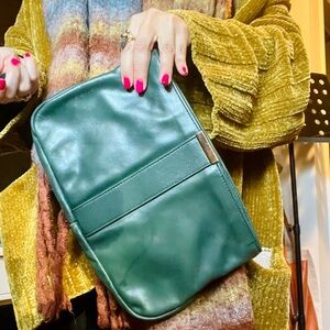 Vintage Green Clutch Purse